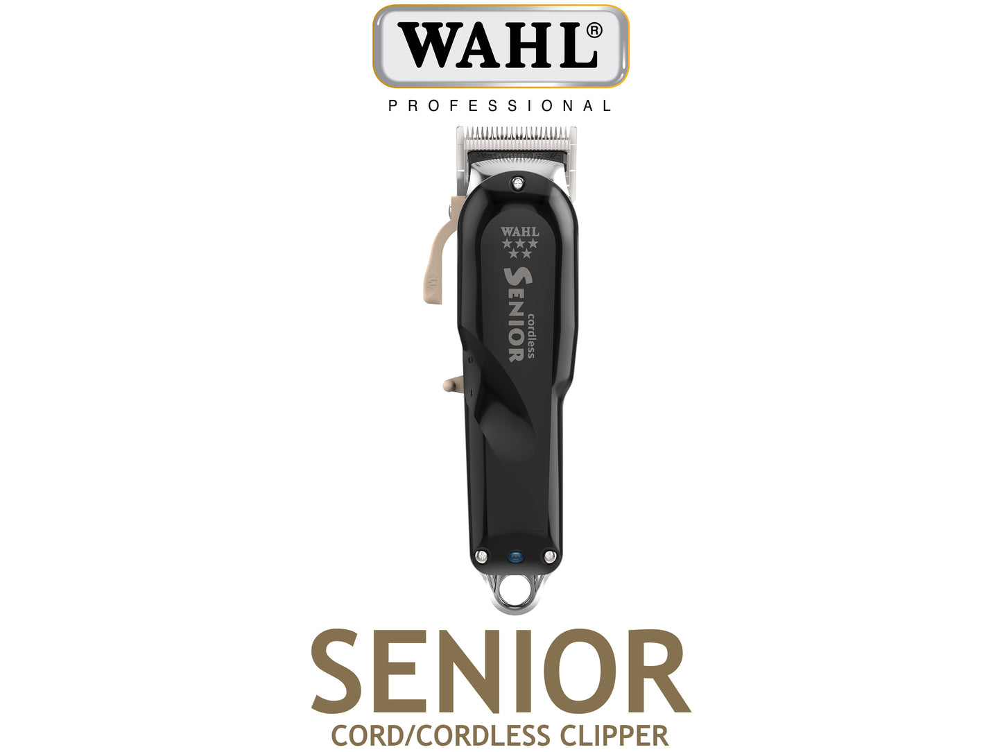 Wahl Professional 5 Star Senior Cordless Clipper, The Senior Clipper Perfect For Close Cuts & On Scalp Fades, Authorized Wahl Stockist NZ