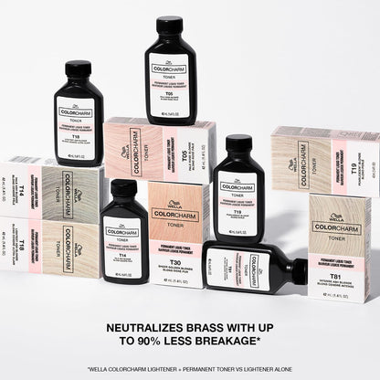 Wella Colour Charm Permanent Toner - #T14 Pale Ash Blonde