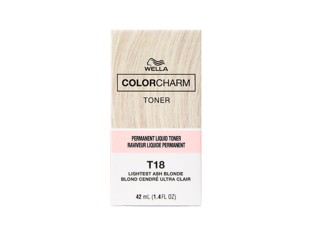 Wella Colour Charm Permanent Toner - #T18 Lightest Ash Blonde 'White Lady'