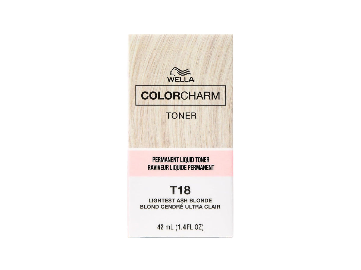 Wella Colour Charm Permanent Toner - #T18 Lightest Ash Blonde 'White Lady'