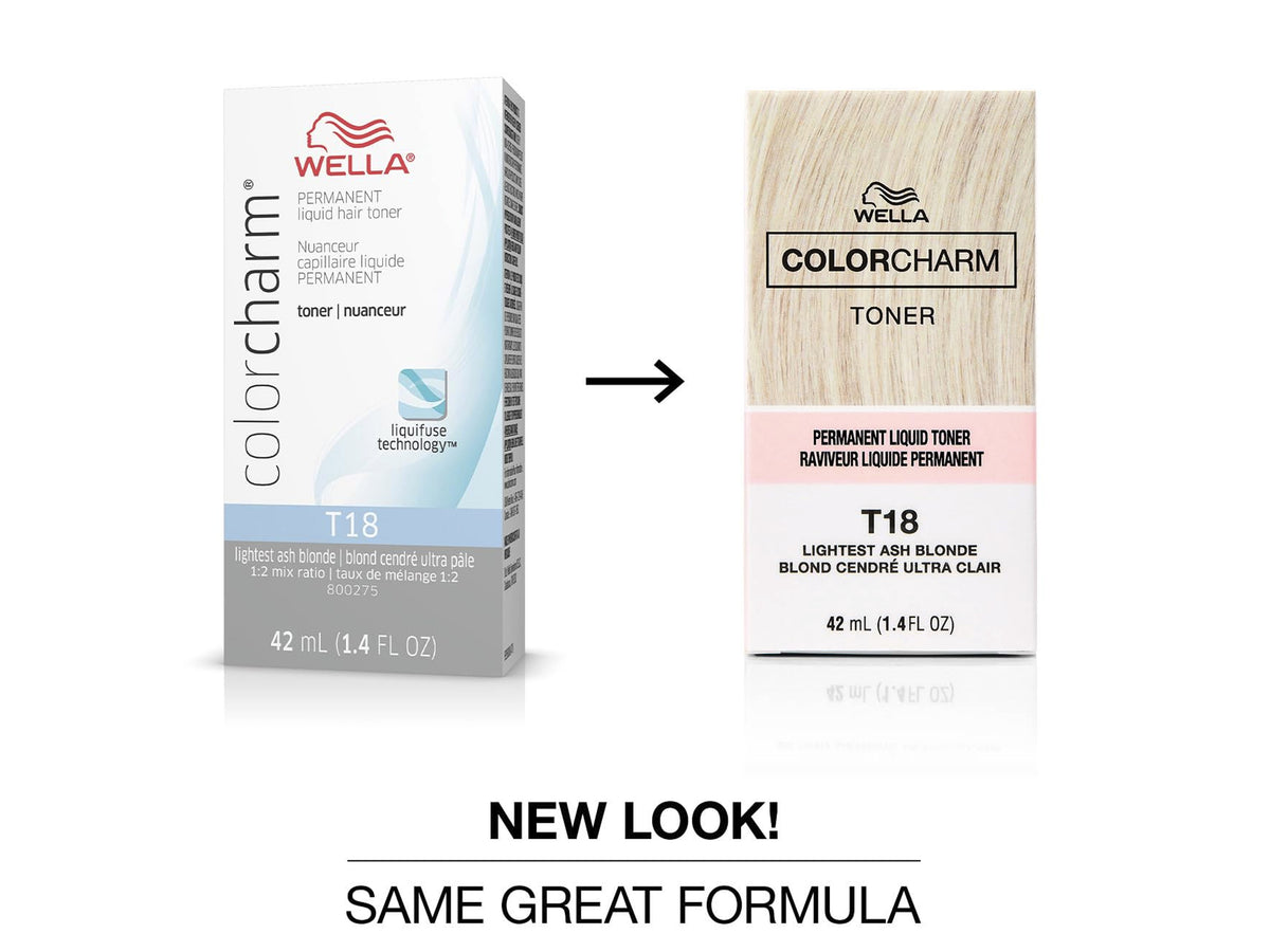 Wella Colour Charm Permanent Toner - #T18 Lightest Ash Blonde 'White Lady'