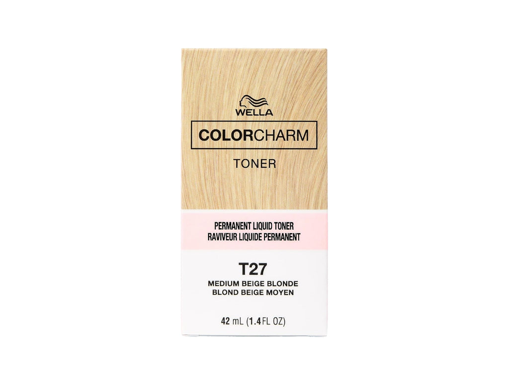 Wella Colour Charm Permanent Toner - #T27 Medium Beige Blonde