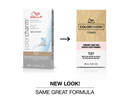 Wella Colour Charm Permanent Toner - #T27 Medium Beige Blonde