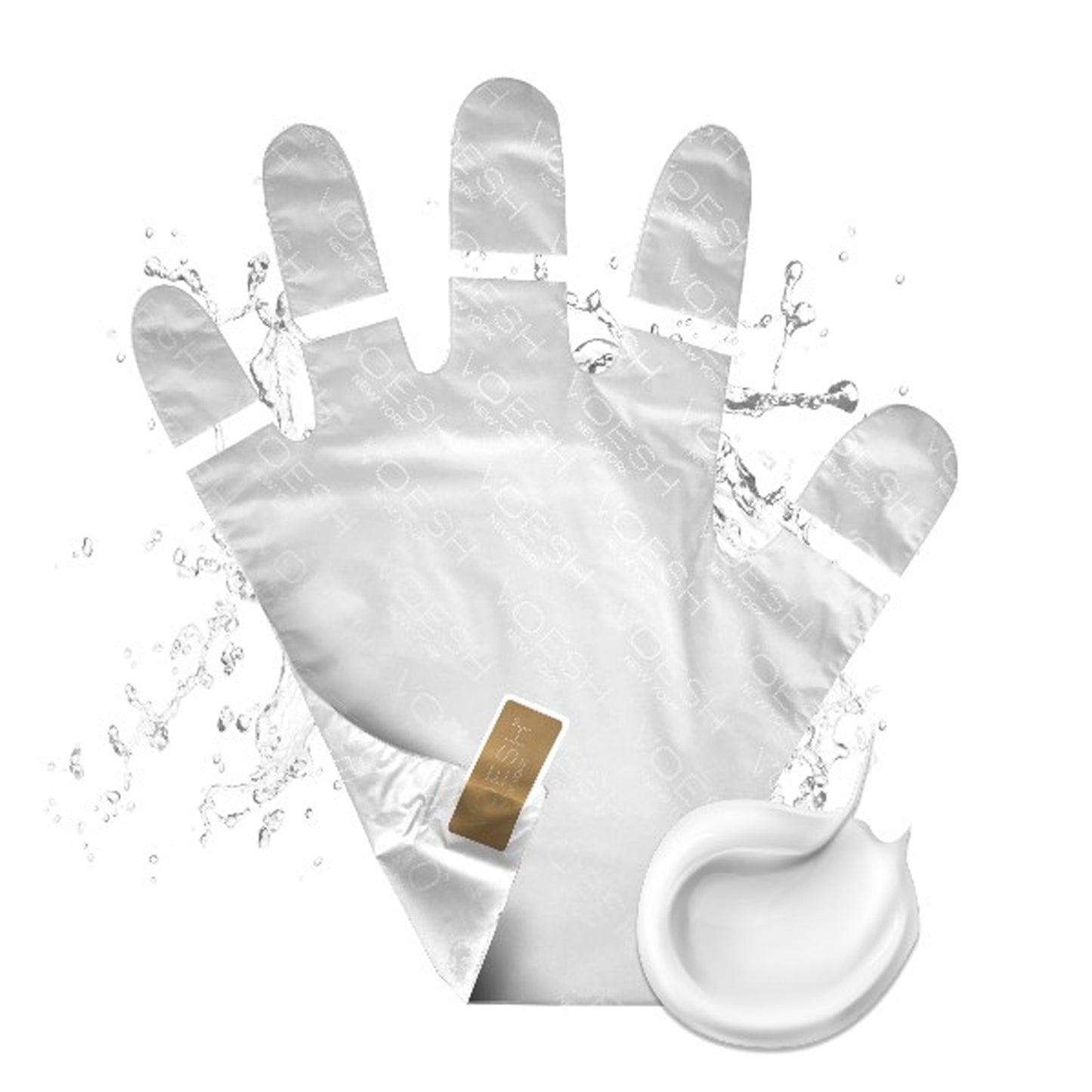 Voesh Collagen Gloves - Argan Oil + Floral Extracts, 1 Pair