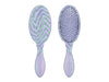 Wet Brush Pro Vintage Sweets Detangling Hair Brush - Purple, Wet Brush Detangle Brush With Intelli-Flex Bristles And Ergonomic Handle, Purple Shimmer With Green Funky Pattern Hair Brush, Wet Brush NZ, Salon Retails, NZ Professional Salon Supplies