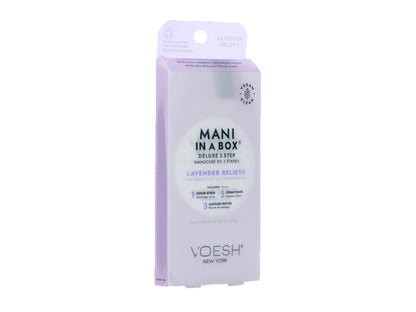 Voesh Mani In A Box -3 Step Lavender Relieve, Vegan Manicure In A Box Kit, KBeauty, Voesh NZ