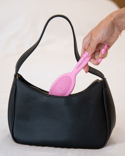 Framar Mini Detangle Hair Brush - Pink