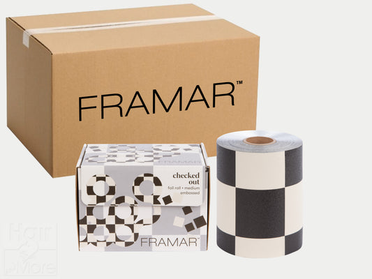 Framar Checked Out Embossed Roll Foil 97.5m (320ft) (12pc CARTON)