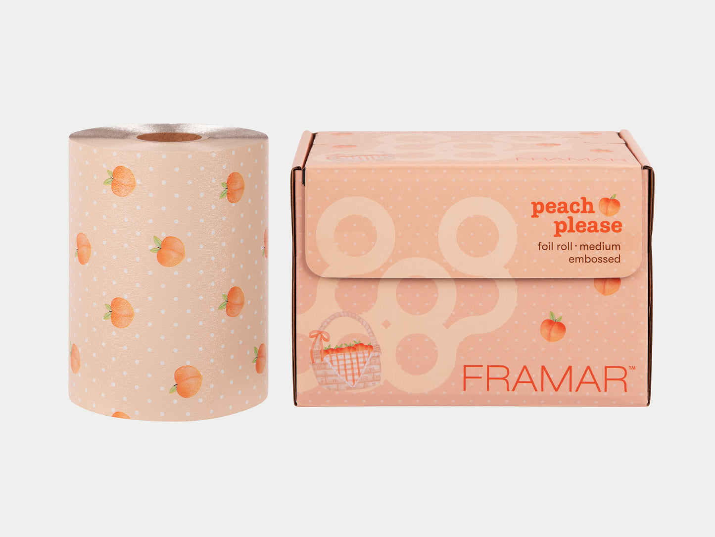 Framar Peach Please Embossed Roll Foil 97.5m (320ft)