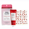 Voesh Peppermint Swirl Duo Pedi Kit with Nail Stickers - Limited Edition