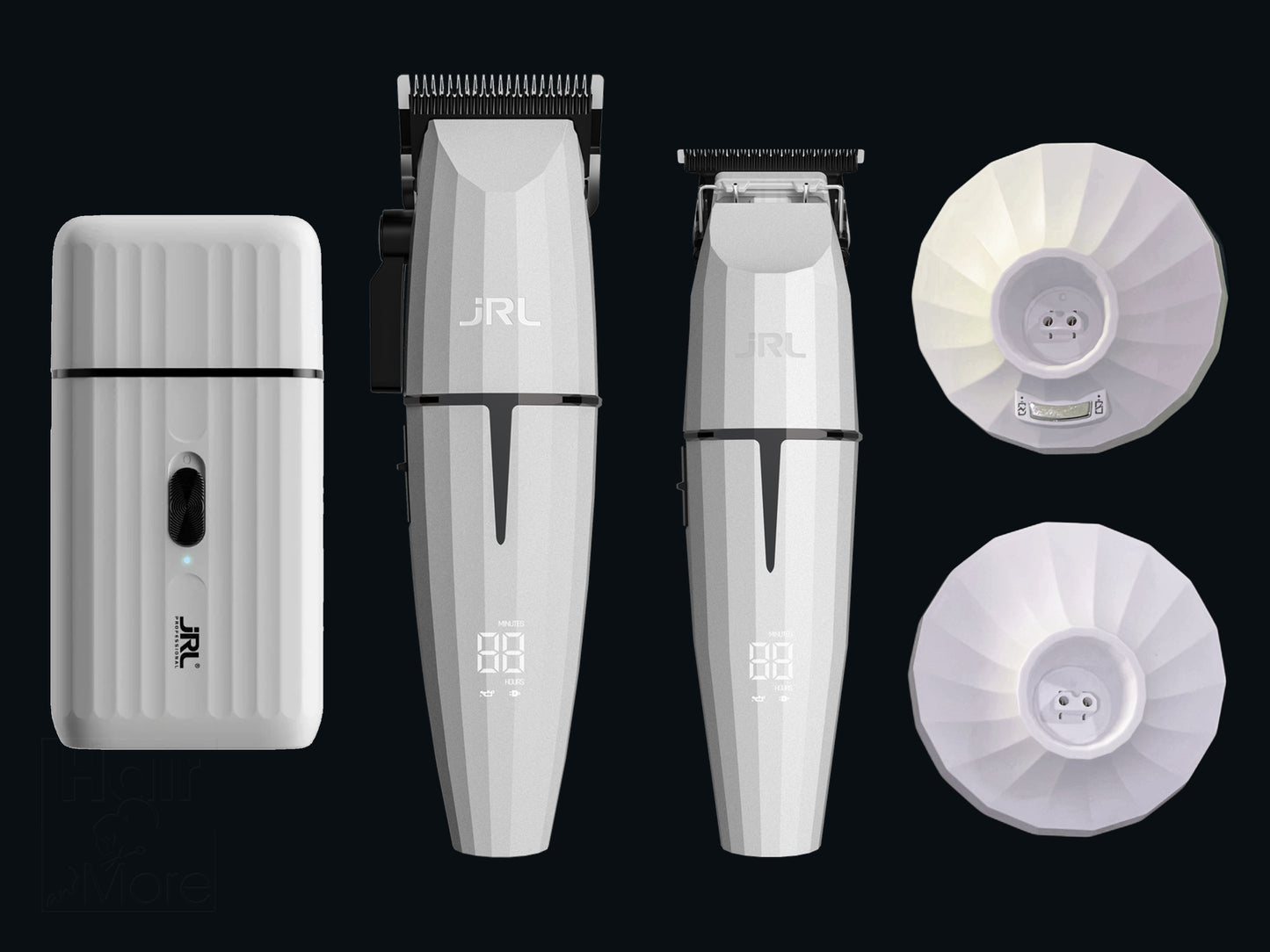 JRL Professional Onyx Ghost Clipper, Trimmer & Shaver Trio Kit