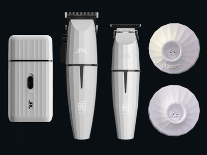 JRL Professional Onyx Ghost Clipper, Trimmer & Shaver Trio Kit