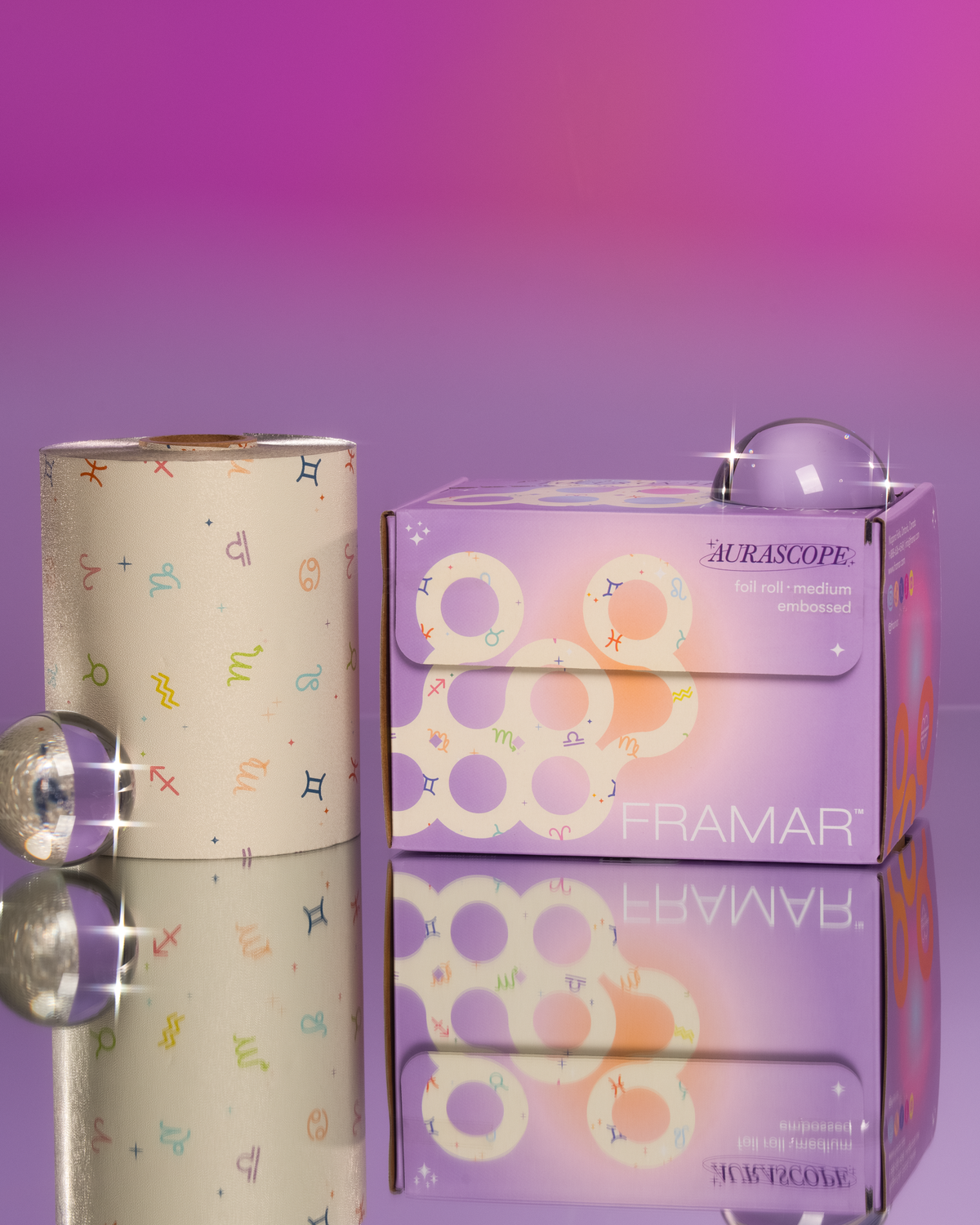Framar Aurascope Embossed Roll Foil 97.5m (320ft) - Limited Edition
