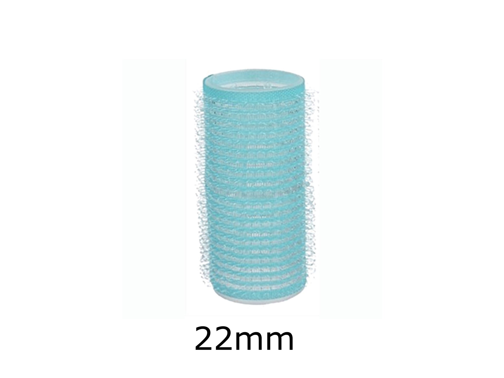 Hair Ware Self Grip Velcro Rollers Small/Medium Teal 22mm 6 Pack, Hair Setting Rollers Small/Medium 6 Pack, Easy to Use Velcro Hair Rollers, Self Grip Hair Rollers - 22mm, Hair Ware Hair Rollers, Small Hair Setting Rollers, Professional Salon Supplies NZ