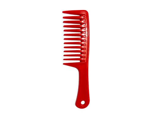 Leader Finishing/Shampoo Comb 215 - Red