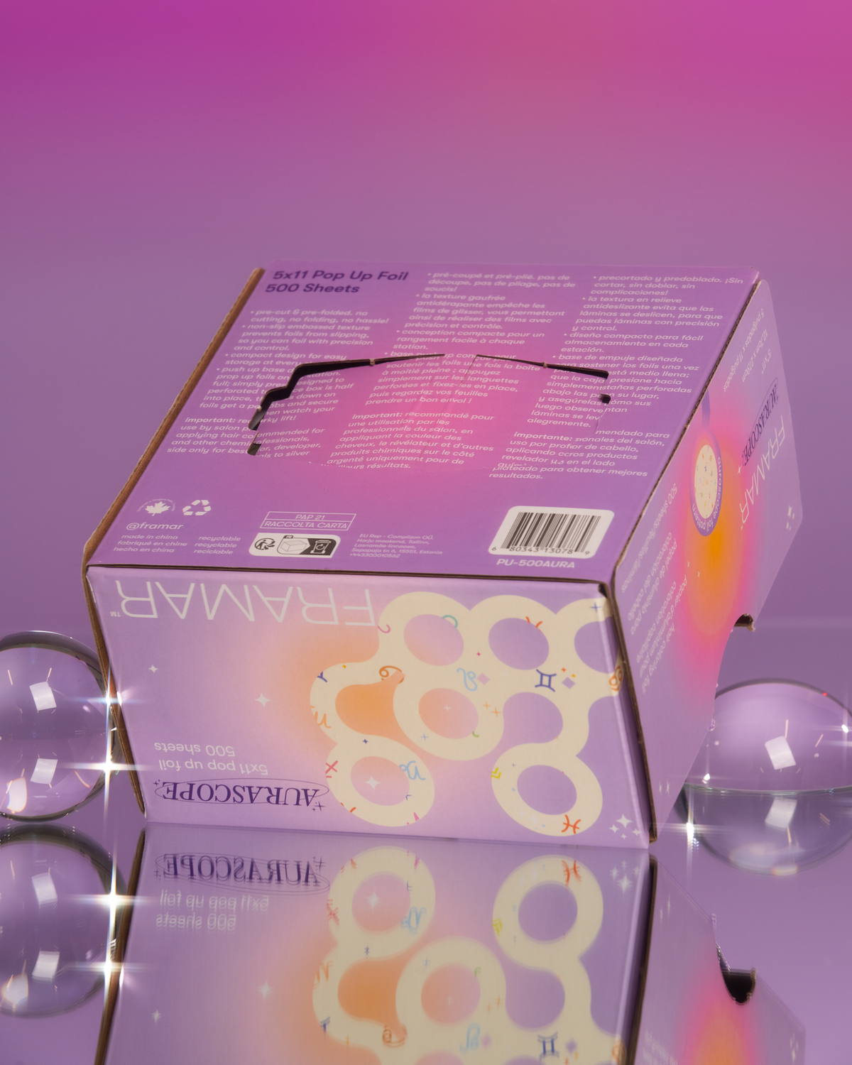Framar Aurascope Pop Up Foil (500ct) 127 x 280mm (5x11) - Limited Edition