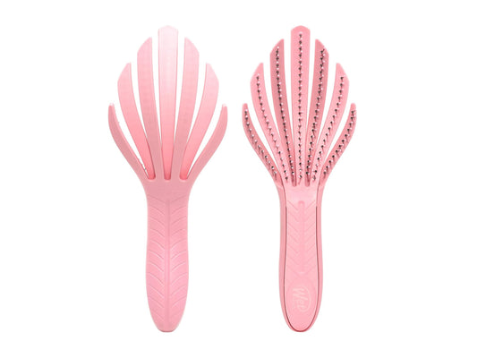 Wet Brush Go Green Curl Detangler Hair Brush, Specifically Designed For Curly Hair With Brush Fingers And Gentle Bristles, Brush Body Is Made From 56% Plant Based Plastic - Good For Your Curls And The Planet