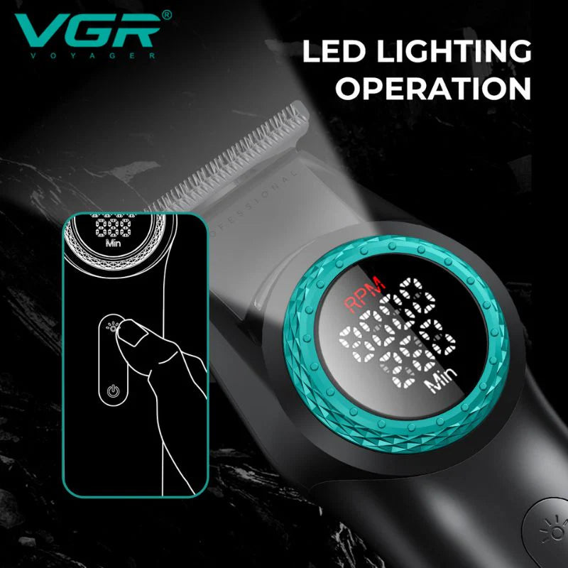 VGR Voyager Professional Hair Trimmer - Black