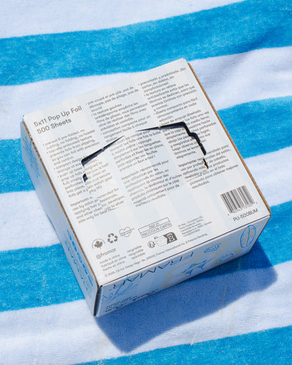Framar Beach Bum Pop Up Foil (500ct) 127 x 280mm (5x11)
