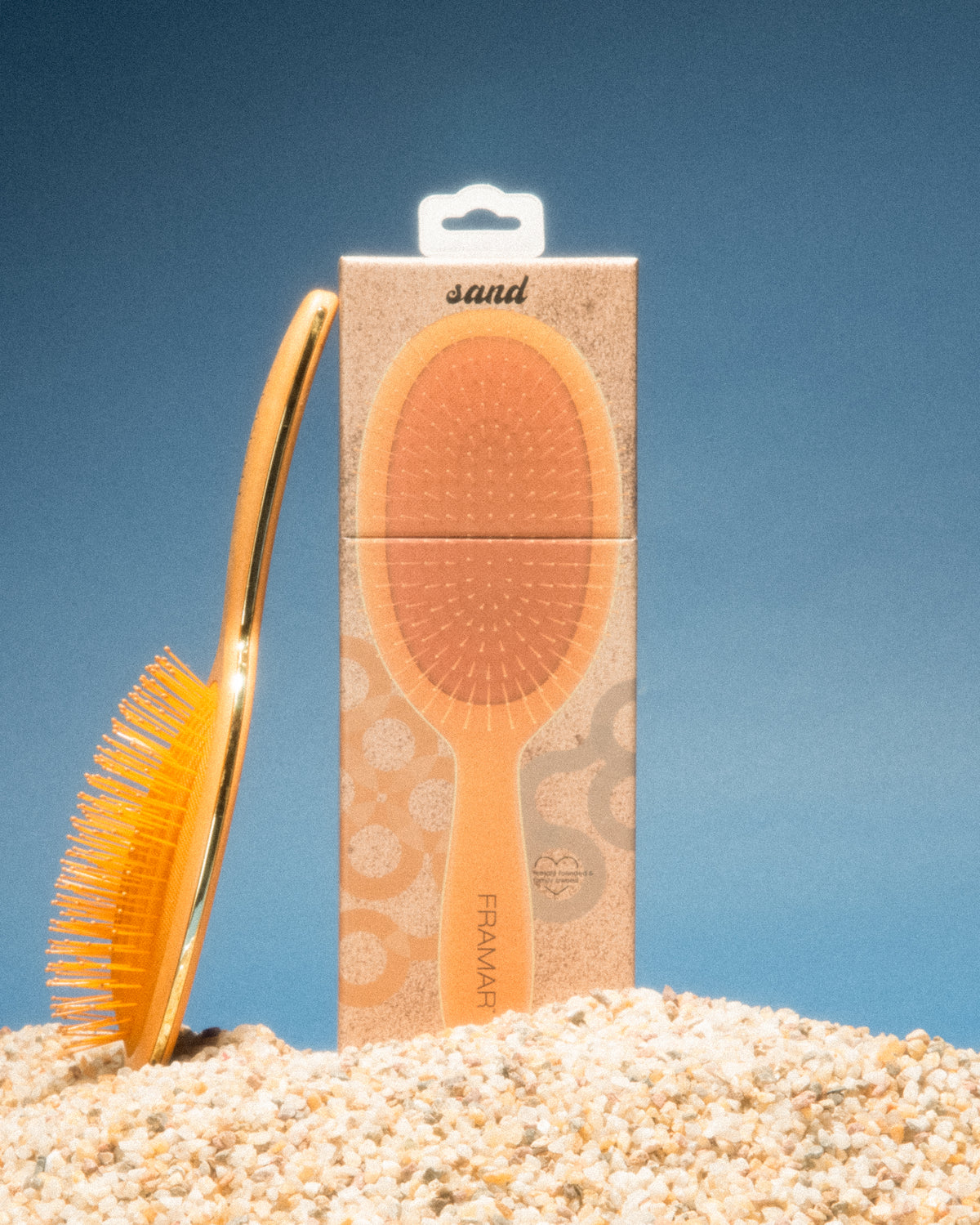 Framar Baecation 9pc Detangle Brush Retail Display