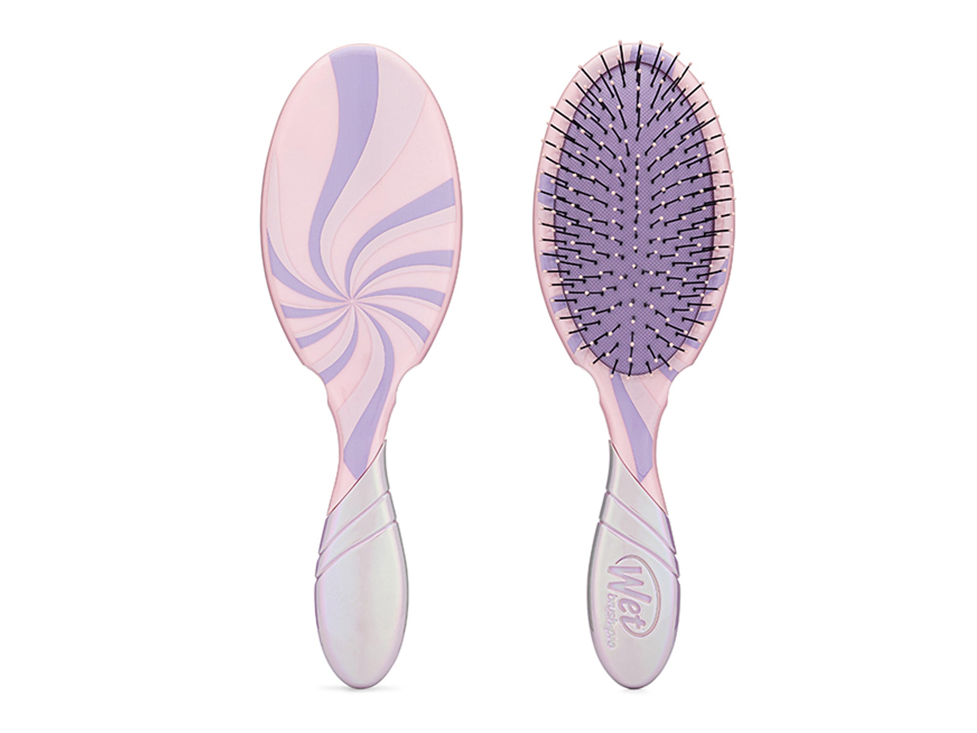 Wet Brush Pro Vintage Sweets Detangling Hair Brush - Pink, Wet Brush Detangle Brush With Intelli-Flex Bristles And Ergonomic Handle, Pink Shimmer With Purple Swirls Hair Brush, Wet Brush NZ, Salon Retails, NZ Professional Salon Supplies