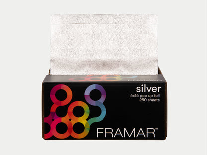 Framar Silver Pop Up Foil (250ct) 152 x 406mm (6x16) (12pc CARTON)