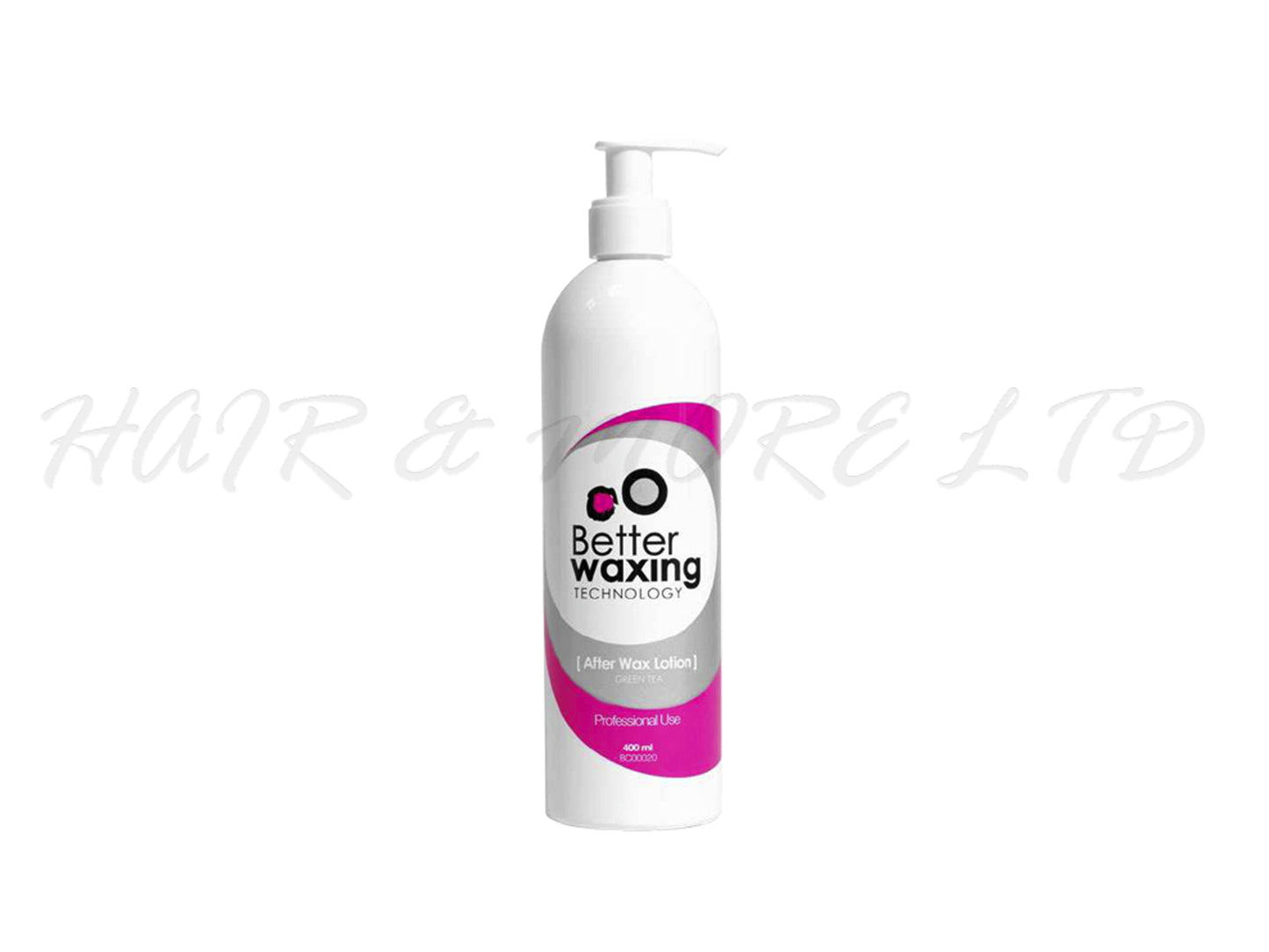 Better Waxing Technology After Wax Lotion - Green Tea 400ml, Post Waxing Skin Soothing Lotion Specifically For Sensitive Areas Like Bikini - Underarms Or Facial Waxing, Calm Skin After Waxing, NZ Hair and Beauty Supplies, NZ Professional Wax Supplies