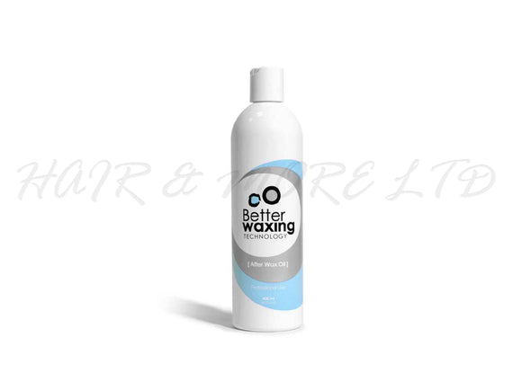 Better Waxing Technology After Wax Oil 400ml, Post Waxing Skin Soothing Oil Which Also Removes Wax Residue, Calm Skin After Waxing, NZ Hair and Beauty Supplies, NZ Professional Wax Supplies