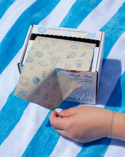 Framar Beach Bum Embossed Roll Foil 97.5m (320ft)