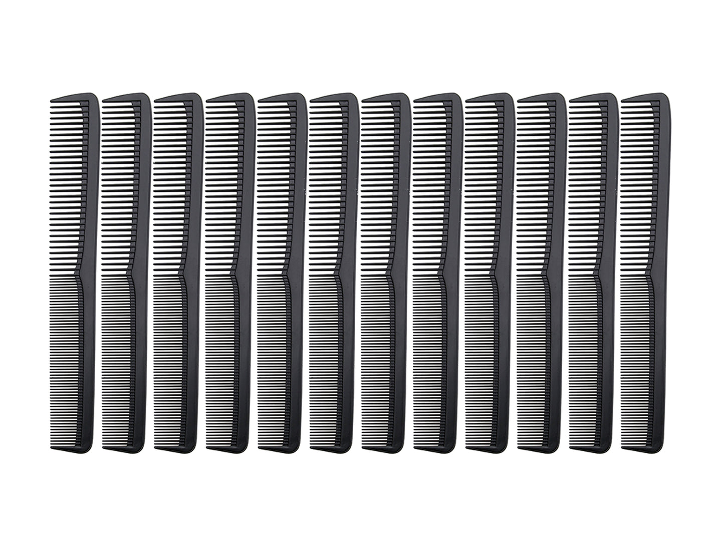 Diane Cutting/Styling Combs 7" - 12 Piece Pack, Diane Hairdressing Combs Bulk Pack, Fromm, Diane By Fromm, Plastic Hairdressing Cutting Combs, NZ Hair Salon Sundries, NZ Professional Salon Supplies, NZ Barber Supplies 