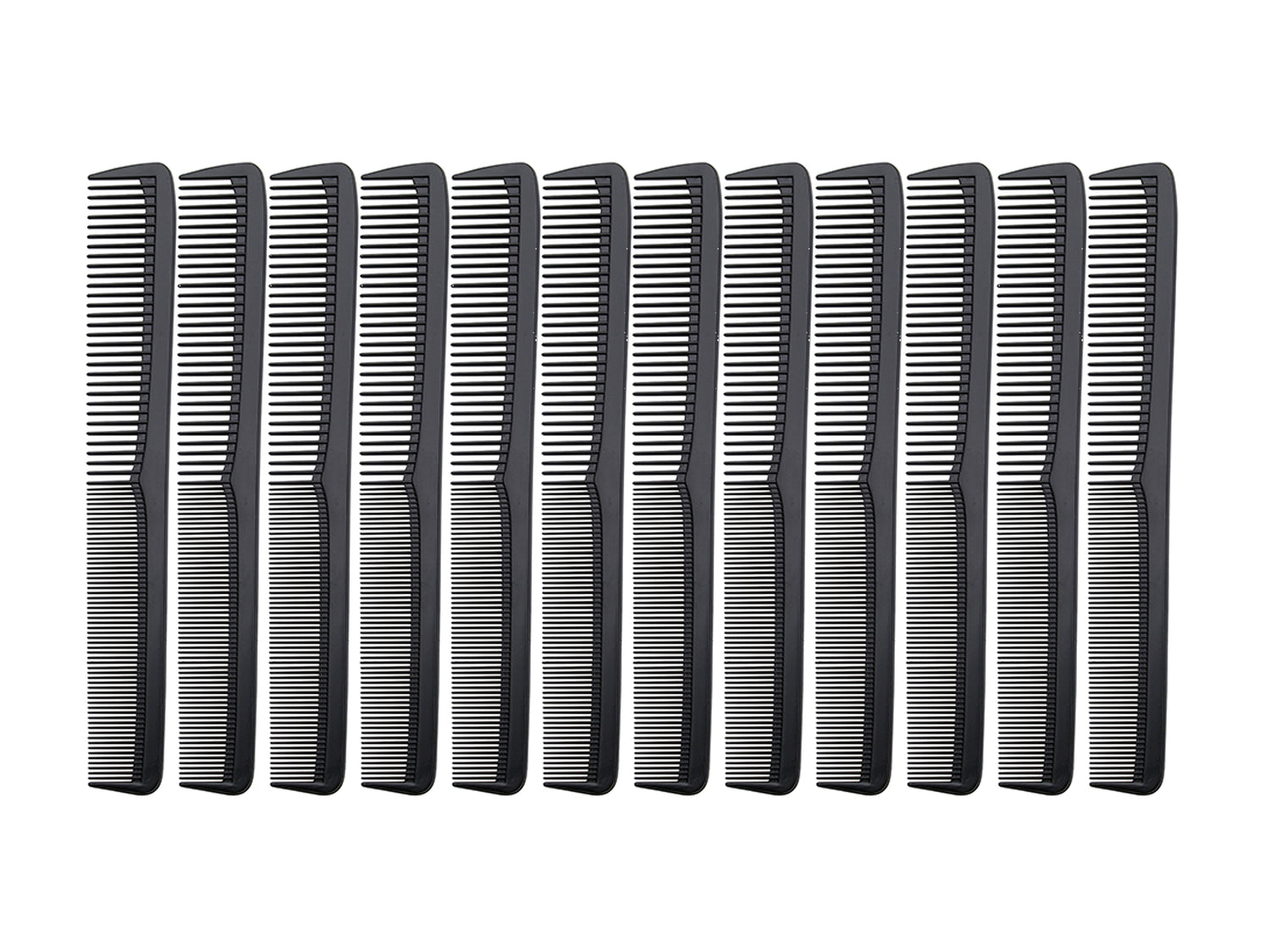 Diane Cutting/Styling Combs 7" - 12 Piece Pack, Diane Hairdressing Combs Bulk Pack, Fromm, Diane By Fromm, Plastic Hairdressing Cutting Combs, NZ Hair Salon Sundries, NZ Professional Salon Supplies, NZ Barber Supplies 