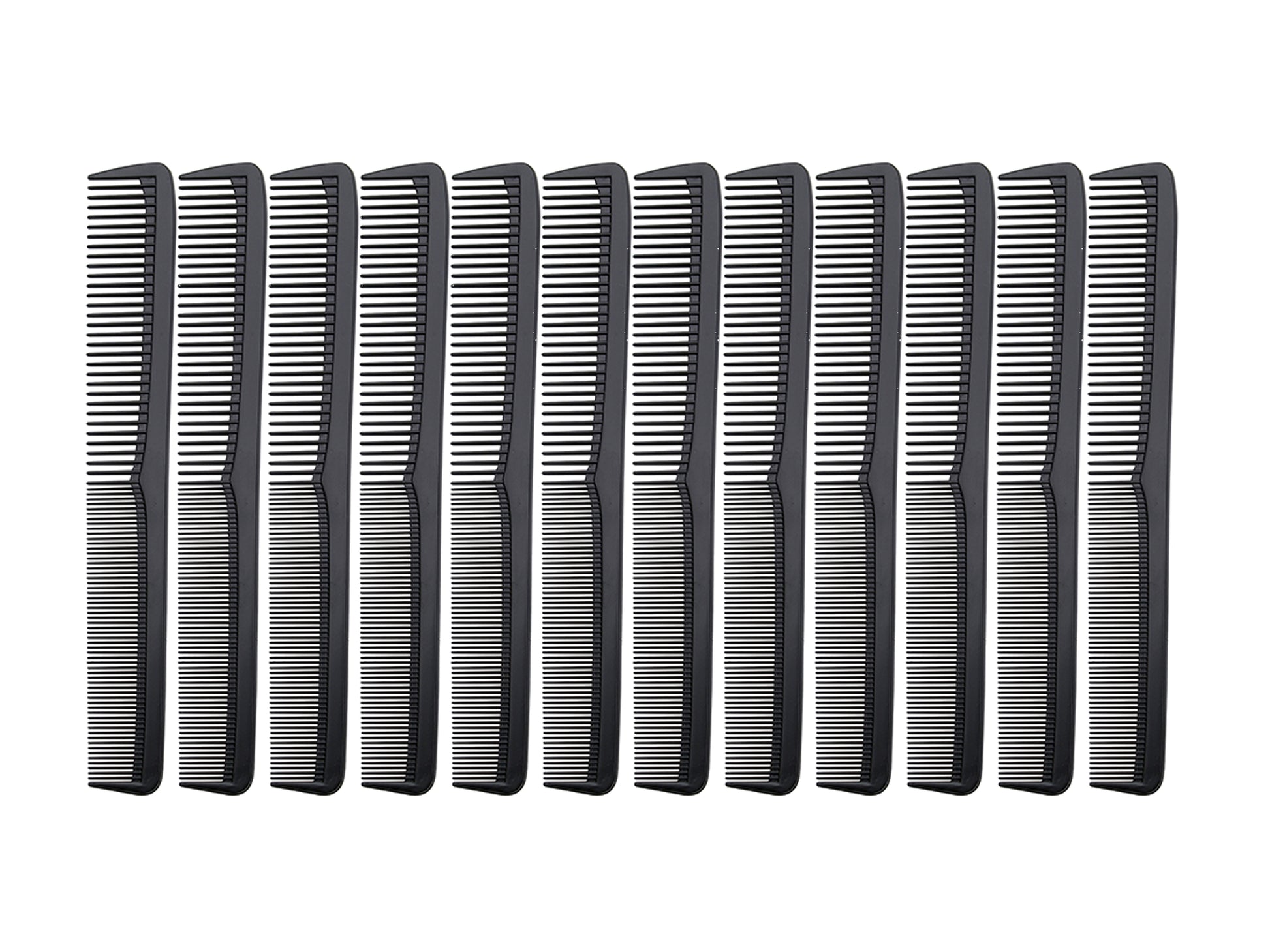 Diane Cutting/Styling Combs 7" - 12 Piece Pack, Diane Hairdressing Combs Bulk Pack, Fromm, Diane By Fromm, Plastic Hairdressing Cutting Combs, NZ Hair Salon Sundries, NZ Professional Salon Supplies, NZ Barber Supplies 