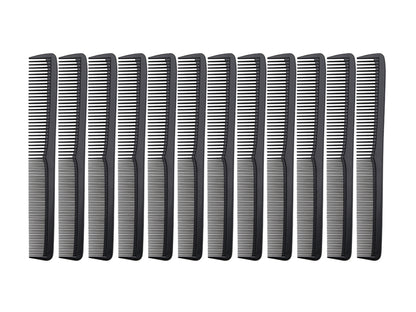 Diane Cutting/Styling Combs 7" - 12 Piece Pack, Diane Hairdressing Combs Bulk Pack, Fromm, Diane By Fromm, Plastic Hairdressing Cutting Combs, NZ Hair Salon Sundries, NZ Professional Salon Supplies, NZ Barber Supplies 