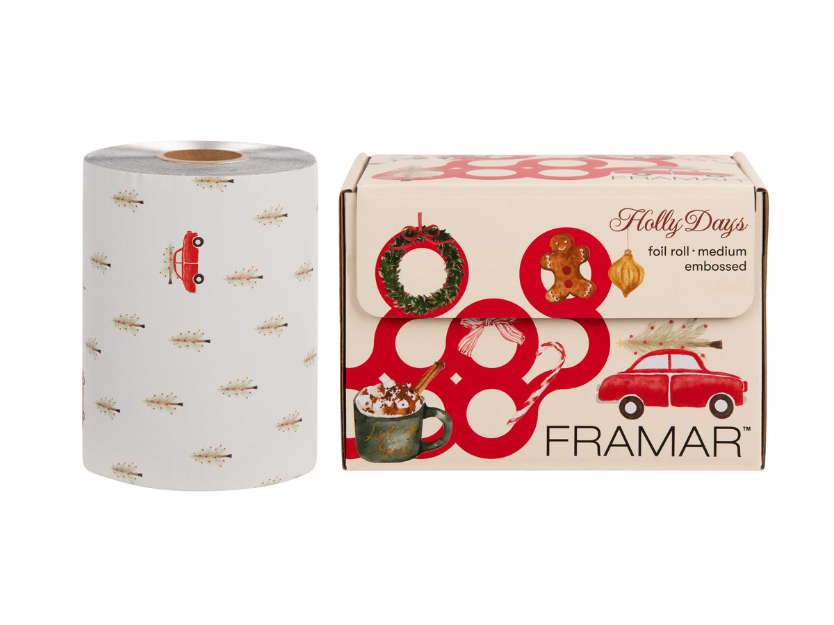 Framar Holi-Yay Embossed Roll Foil 97.5m (320ft) (12pc CARTON)