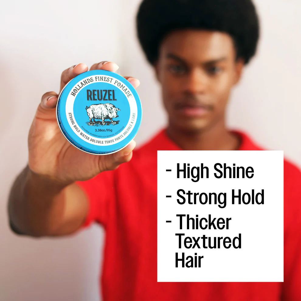 REUZEL Blue Pomade Strong Hold Water Soluble 95g