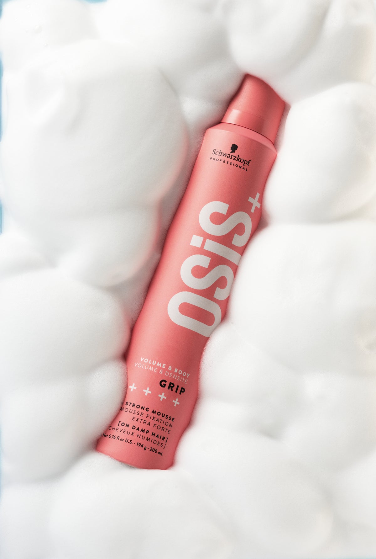 Schwarzkopf OSiS+ Grip - Extreme Hold Mousse for Massive Volume 200mL