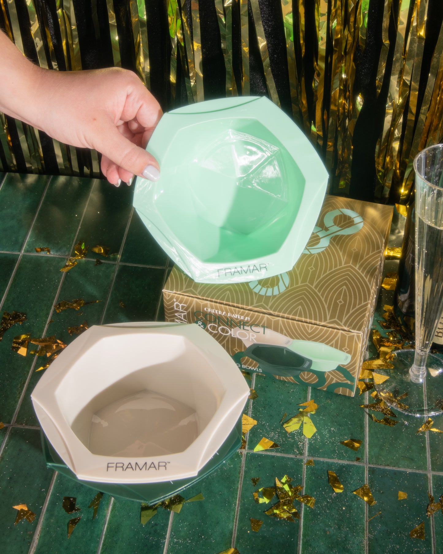 Framar Cheers Haters Connect & Color Bowls (3pk) - Limited Edtition