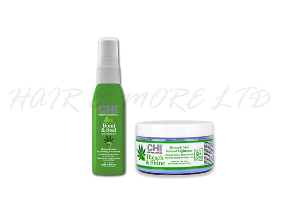 CHI Bond+ Lightening System Sample Kit with Hemp & Aloe 113g