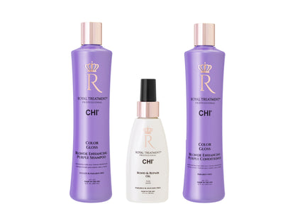 CHI Royal Treatment Professional Blonde Enhancing Essentials 3pc Gift Pack