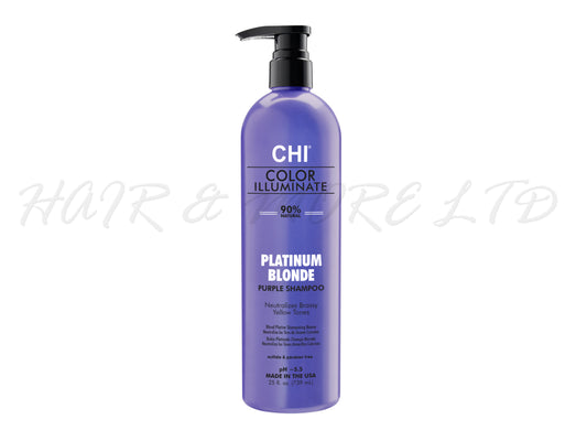 CHI Color Illuminate Purple Shampoo - Platinum Blonde 739ml (Basin Size)