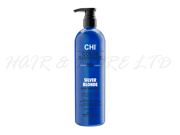 CHI Color Illuminate Blue Shampoo - Silver Blonde 739ml (Basin Size)