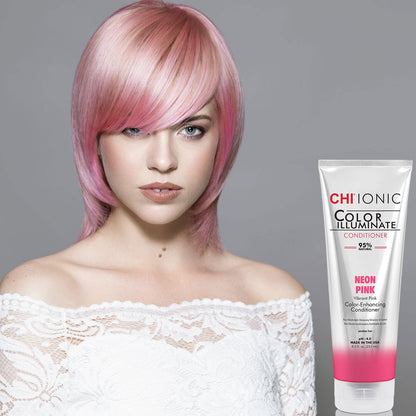 CHI Ionic Color Illuminate Conditioner 251ml - Neon Pink
