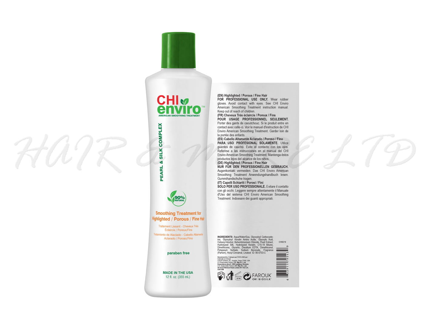 CHI Enviro Smoothing Treatment for Highlighted / Porous / Fine Hair 355ml