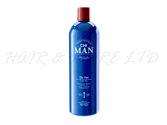 CHI MAN The One 3-in-1 Body Wash, Shampoo & Conditioner 739ml