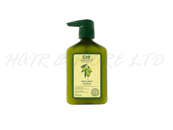 CHI Naturals with Olive Oil, Hair & Body Conditioner 340ml