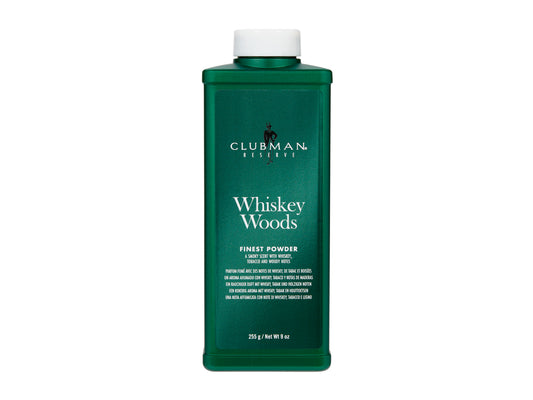 Clubman Reserve Finest Talc Powder, Whiskey Woods 255g