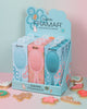 Framar Cookie Cutter 9PC Glitter Detangle Hair Brush Retail Display