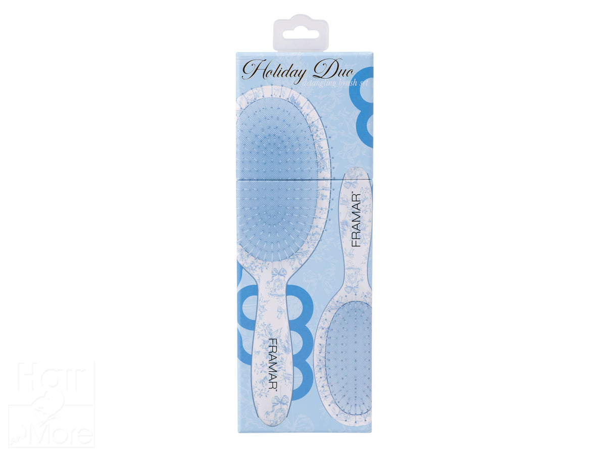 Framar Holiday Duo - 2pc Detangle Hair Brush Set