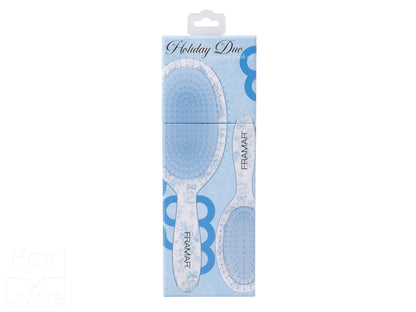 Framar Holiday Duo - 2pc Detangle Hair Brush Set