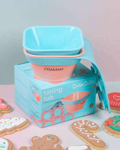 Framar Cookie Cutter Toning Tub Colour Bowls, 2pk